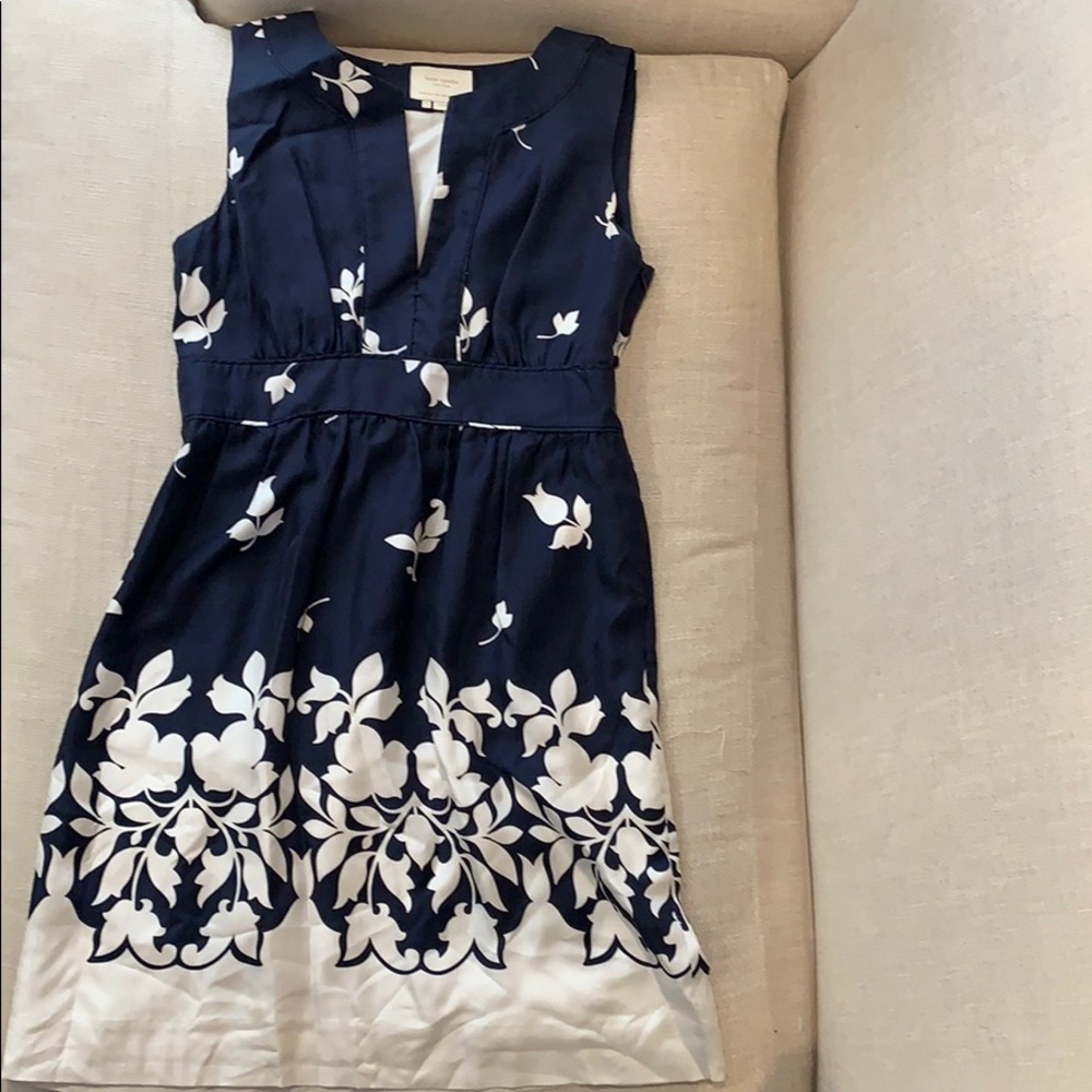 Kate Spade Silk Floral Print Dress